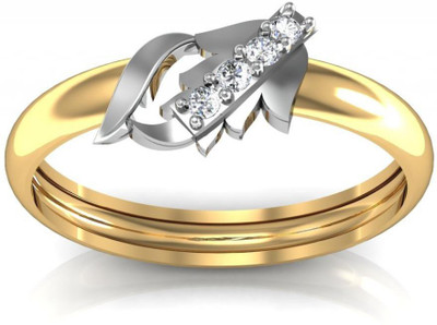 

Avsar Kashish 14kt Swarovski Crystal Yellow Gold ring