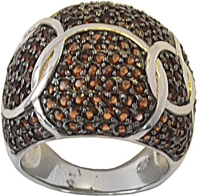 10% OFF on Missori Royalty R1 Sterling Silver Cubic Zirconia Rhodium Plated Ring