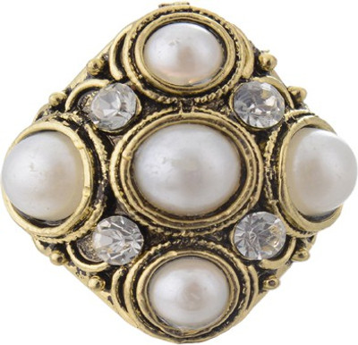 Arihant Jewels In Vogue Alloy Ring, White
