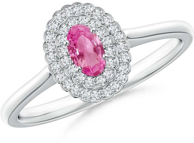 

Kiara Jewellery Aakansha Silver Swarovski Zirconia Rhodium Plated Ring