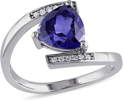 

Kiara Jewellery Silver Cubic Zirconia Rhodium Plated Ring