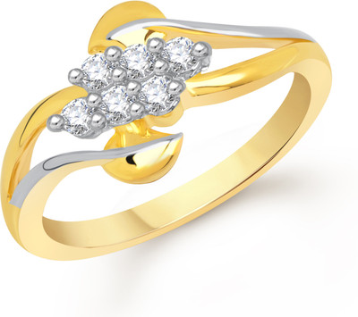 85% OFF on VK Jewels Crossover Leaf Shaped for Women and Girls Alloy Cubic Zirconia Gold Plated Ring 85% OFF on VK Jewels Crossover Leaf Shaped for Women and Girls Alloy Cubic Zirconia Gold Plated Ring