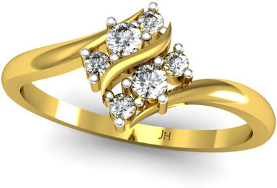 37% OFF on JewelHub 18K Hallmarked Certified Diamond 18kt Yellow Gold ring