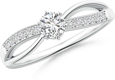 

Kiara Jewellery Silver Cubic Zirconia Rhodium Plated Ring