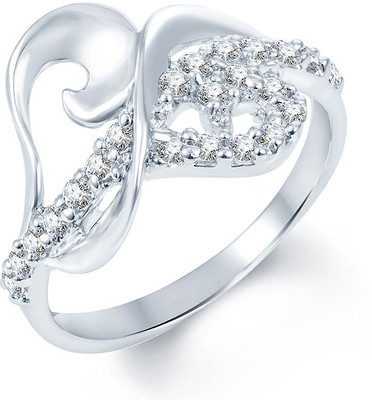 

Sukkhi Modern Alloy Cubic Zirconia Rhodium Plated Ring, White