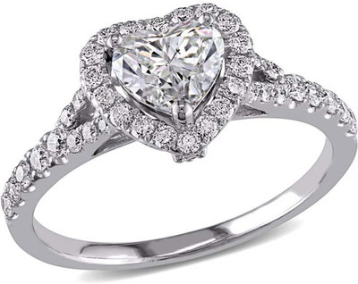 

Kiara Jewellery Sterling Silver Swarovski Zirconia Rhodium Plated Ring, White