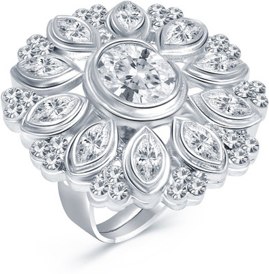 

Sukkhi Glorious Alloy Rhodium Plated Ring, White