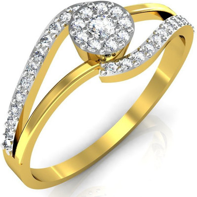 

Avsar Sadhana 14kt Swarovski Crystal Yellow Gold ring