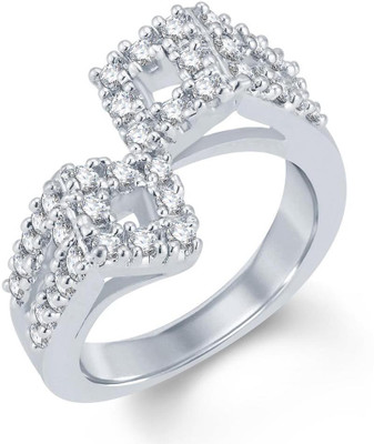 

Sukkhi Alloy Rhodium Plated Ring, White
