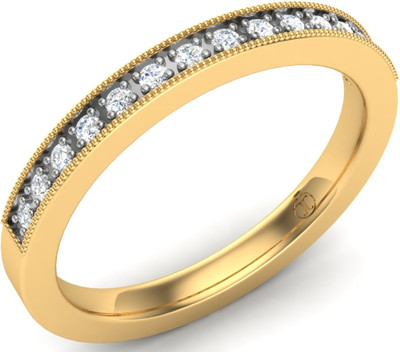 30% OFF on Theme Jewels Band LR-0072, Certified Real Diamond & 18Kt Hallmarked Yellow 18kt Diamond Yellow Gold ring