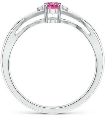 

Kiara Jewellery Sampada Silver Swarovski Zirconia Rhodium Plated Ring