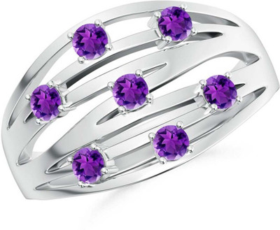 

Kiara Jewellery Seema Silver Swarovski Zirconia Rhodium Plated Ring