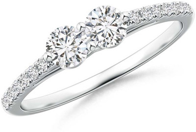 

Kiara Jewellery Silver Cubic Zirconia Rhodium Plated Ring