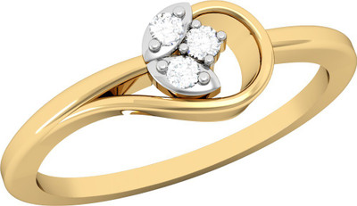 

Vachya Glory 18kt Diamond Yellow Gold ring(Yellow Gold Plated)