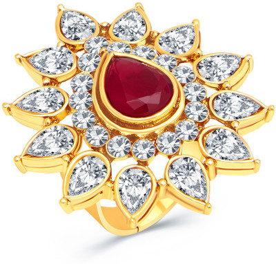 

Sukkhi Marquise Alloy Gold-plated Plated Ring