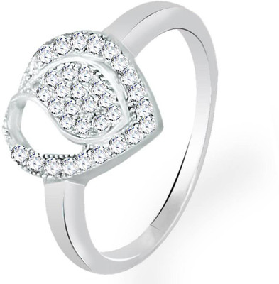 

Sukkhi Modern Alloy Cubic Zirconia Rhodium Plated Ring, White