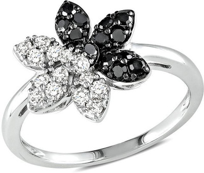 

Kiara Jewellery Ash Sterling Silver Swarovski Zirconia Gold-plated Plated Ring
