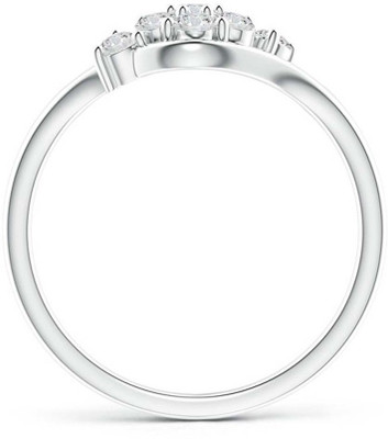 

Kiara Jewellery Silver Cubic Zirconia Rhodium Plated Ring