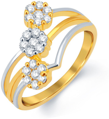 

Sukkhi Amazing Alloy Rhodium, Gold-plated Plated Ring, White;gold