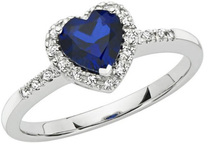 

Kiara Jewellery Kavya Sterling Silver Swarovski Zirconia Gold-plated Plated Ring