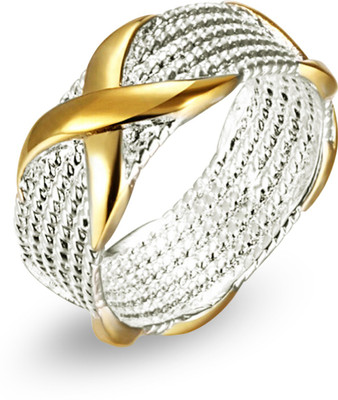 Fasherati Crystal Crystal Ring, Silver
