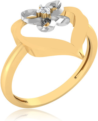 22% OFF on IskiUski Sparkle Heart 14kt Yellow Gold ring