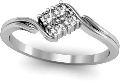 24% OFF on JewelHub 18k Hallmark & VS-G Diamond 18kt Yellow Gold ring