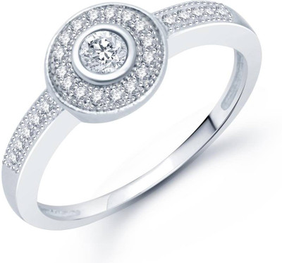 

Sukkhi Alloy Cubic Zirconia Rhodium Plated Ring, White