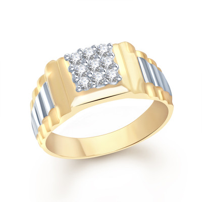 

VK Jewels Fine Design Alloy Cubic Zirconia Gold-plated Plated Ring
