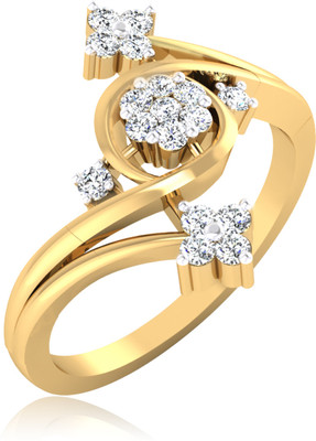 31% OFF on Forever Carat Floral Stars 14kt Diamond Yellow Gold ring 31% OFF on Forever Carat Floral Stars 14kt Diamond Yellow Gold ring