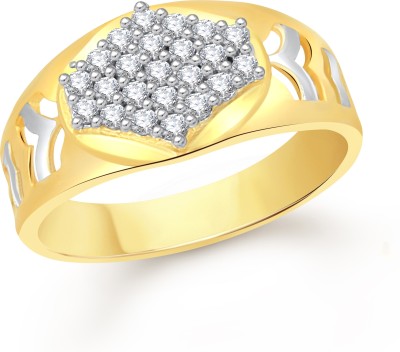 

VK Jewels Royal Alloy Cubic Zirconia Gold-plated Plated Ring