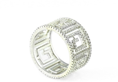

Arisidh Sterling Silver Rhodium Plated Ring