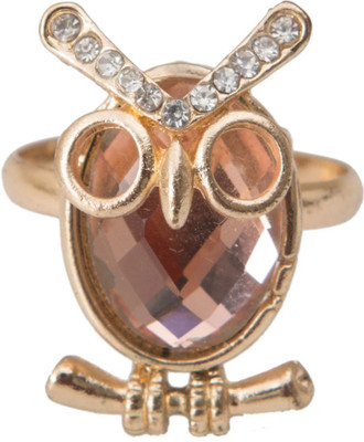 

Taj Pearl Designer Alloy Ring, Gold