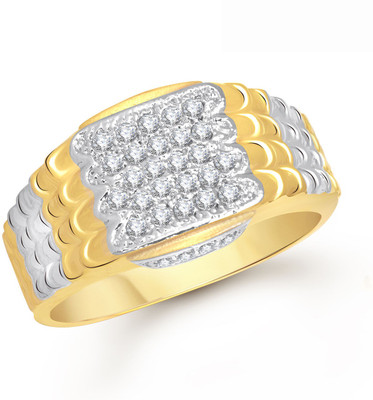 

Meenaz Alloy Cubic Zirconia Ring, Gold