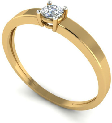 ASTRUM DIAMONDS Solitaire I do ring 14kt Diamond Yellow Gold ring