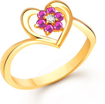 55% OFF on MEENAZ Alloy Cubic Zirconia Ring