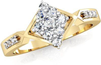 

Vachya JLR-74 18kt Diamond Yellow Gold ring(Yellow Gold Plated)