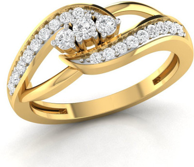 

Ciemme Sterling Silver Cubic Zirconia Gold-plated Plated Ring, Yellow