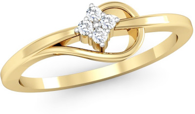 

Vachya Glory 18kt Diamond Yellow Gold ring(Yellow Gold Plated)