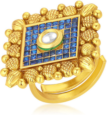 Sukkhi Alloy Gold-plated Plated Ring