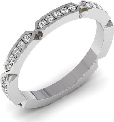 

ICR Jewels Sterling Silver Cubic Zirconia Sterling Silver Plated Ring