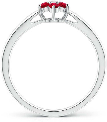 

Kiara Jewellery Varsha Silver Swarovski Zirconia Rhodium Plated Ring