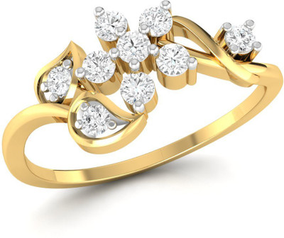 

Ciemme Sterling Silver Cubic Zirconia Gold-plated Plated Ring, Yellow