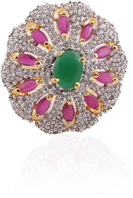 55% OFF on Heena Jewellery Alloy, Brass Gold Plated Ring 55% OFF on Heena Jewellery Alloy, Brass Gold Plated Ring