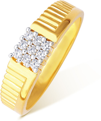 5% OFF on Ishtaa 18kt Cubic Zirconia Yellow Gold ring