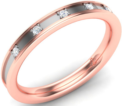 30% OFF on Theme Jewels Band LR-0070, Certified Real & 14Kt Hallmarked Pink 14kt Diamond Yellow Gold ring