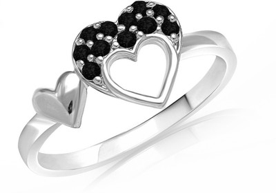 22% OFF on Mahi Black Sweetheart Brass, Alloy Swarovski Crystal Rhodium Plated Ring 22% OFF on Mahi Black Sweetheart Brass, Alloy Swarovski Crystal Rhodium Plated Ring
