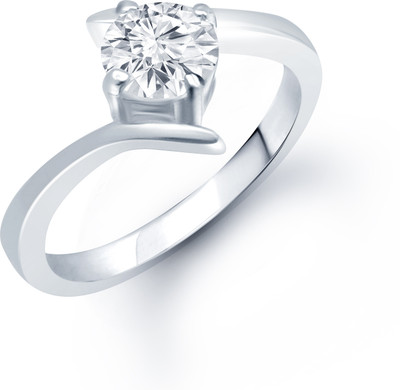 70% OFF on MEENAZ Glamstar Solitaire Alloy Ring