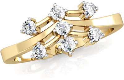 

Vachya JLR-43 18kt Diamond Yellow Gold ring(Yellow Gold Plated)