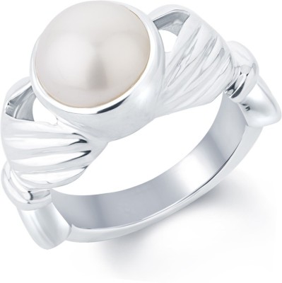 kundali Gemstone ring Sterling Silver Pearl Ring